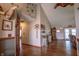 Elegant foyer with hardwood flooring, decorative features, and a glimpse into the spacious layout at 3777 S 300 E, Anderson, IN 46017