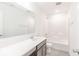 Bathroom with a shower, toilet, and sink at 4739 E Shadowbrook Dr, Camby, IN 46113