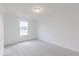 Bright bedroom with carpet and one window offering ample natural light at 4739 E Shadowbrook Dr, Camby, IN 46113