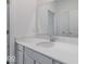 Bright bathroom with a white vanity, large mirror, and sleek design at 5785 Cr W 750 N, McCordsville, IN 46055