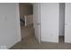 Spacious bedroom featuring neutral carpet, closet, and adjoining hallway at 7093 Pate Hollow Dr, Brownsburg, IN 46112