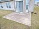 This backyard features a patio and a grassy area at 788 Tulip Ln, Greenwood, IN 46143