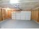 This garage features a garage door and a concrete floor at 788 Tulip Ln, Greenwood, IN 46143