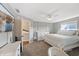 Clean bedroom with bright natural light, carpeted floors, and white furniture at 9398 W Mirror Rd, Columbus, IN 47201