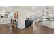 Open-concept living space showcasing seamless flow between rooms and stylish furnishings at 9398 W Mirror Rd, Columbus, IN 47201