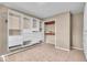 Walk-in closet with ample storage featuring built-in shelves, drawers and clothing rods at 9715 Mallery Dr, Noblesville, IN 46060