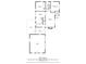 Detailed floor plan showing layout of rooms, including kitchen, bedrooms, living area, and garage at 1418 E Maple Dr, Shelbyville, IN 46176