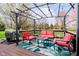 Inviting back deck featuring outdoor seating and stylish pergola, perfect for entertaining at 15638 River Birch Rd, Westfield, IN 46074