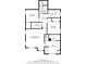 Layout of the second floor details bedrooms, bathrooms, and walk-in closet at 17301 Dallington St, Westfield, IN 46074