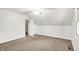 Attic bedroom featuring neutral walls and a window at 195 Hess Rd, Martinsville, IN 46151