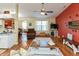 Bright and airy living room showcasing hardwood floors and comfortable seating at 198 Rapid Rill Ln, Brownsburg, IN 46112
