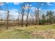 Property features river access, mature trees, a play set, and a large grassy area at 207 E Ohio St, Mooresville, IN 46158