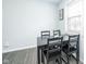 A cozy dining room setup with a modern black table and chairs set at 3045 N Lasalle St, Indianapolis, IN 46218
