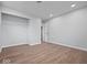 Empty bedroom showcasing neutral colors and new flooring at 329 Roosevelt Dr, Shelbyville, IN 46176
