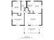 Home floor plan that highlights layout and dimensions of rooms at 329 Roosevelt Dr, Shelbyville, IN 46176