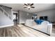 Bright living room showcases wood floors and neutral paint, creating a spacious and welcoming atmosphere at 4610 W 72Nd St, Indianapolis, IN 46268