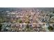 Scenic aerial view displaying a residential neighborhood with a mix of homes and tree-lined streets in the daytime at 5937 Guilford Ave, Indianapolis, IN 46220