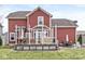 Spacious backyard featuring a patio and well-maintained lawn at 7254 Cambridge Pl, Avon, IN 46123