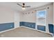 Bedroom with natural light and ceiling fan at 7383 Poppyseed Dr, Indianapolis, IN 46237