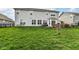 Well-maintained backyard featuring a lush lawn at 18203 Sunbrook Way, Westfield, IN 46074