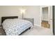 Comfortable bedroom with neutral carpet, ample natural light, and soft gray walls at 2156 W 171St St, Westfield, IN 46074