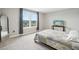 Bright bedroom featuring a window with neighborhood views, carpeted floor, and television at 2156 W 171St St, Westfield, IN 46074