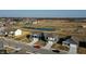 Aerial view of a neighborhood featuring ponds, walking trails, and diverse home styles at 2208 Gambel Ln, Danville, IN 46122