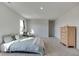 Spacious bedroom with carpet, one window, and a light green bedspread at 2208 Gambel Ln, Danville, IN 46122