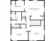 A floor plan displays the layout of the second floor with bedrooms and bathrooms at 2620 Central Ave, Indianapolis, IN 46205