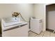 Modern laundry room with a new washer and dryer at 2620 Central Ave, Indianapolis, IN 46205