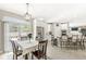 Bright eat-in kitchen with a view to the backyard and stainless steel appliances at 3998 Jonathan Rdg, Columbus, IN 47201