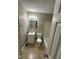 Functional bathroom featuring a vanity with sink, toilet, and a bathtub with shower at 4047 Biscayne Rd, Indianapolis, IN 46226