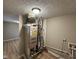 Utility room with mechanicals and laminate flooring at 4047 Biscayne Rd, Indianapolis, IN 46226