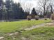 View of the front yard with lawn and partial view of the street in a residential neighborhood at 5368 Southeastern Ave, Indianapolis, IN 46203