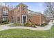 Beautiful brick home with manicured landscaping and a welcoming entrance, offering charm and curb appeal at 6510 Meridian Pkwy # B, Indianapolis, IN 46220