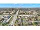 Overhead shot of a neighborhood with multiple townhouses and apartments at 8613 N Meridian St, Indianapolis, IN 46260