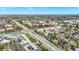 Community aerial shot showing a busy intersection with housing at 8613 N Meridian St, Indianapolis, IN 46260
