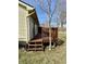 Home features a cozy back deck overlooking the backyard at 934 Sorrell Ct, Lebanon, IN 46052