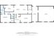Main level floorplan features living room, kitchen, dining area, Primary bedroom, bath, garage and hall at 11686 S 825 W, Edinburgh, IN 46124