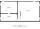 Basement floorplan featuring storage and a large room on the basement level at 11686 S 825 W, Edinburgh, IN 46124