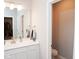 Bright bathroom featuring a white vanity and modern fixtures at 1274 Clairet, Westfield, IN 46074