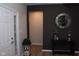Stylish entryway featuring a round mirror and decorative lanterns at 1274 Clairet, Westfield, IN 46074