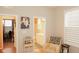 A hallway featuring views of a bathroom and another room at 1274 Clairet, Westfield, IN 46074
