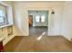Open-concept living room provides ample natural light and original features at 1425 N Lasalle St, Indianapolis, IN 46201