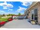 Outdoor patio with ample seating and a cozy fire pit, perfect for relaxing at 1684 Beach St, Greenwood, IN 46143