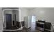 Practical kitchen with a stainless steel range and refrigerator at 2028 George St, Anderson, IN 46016