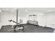 Basement gym featuring basic weight training equipment and minimal decor at 22 Point Ln, Arcadia, IN 46030