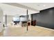Spacious basement with wood floors, a bar area, and a pool table for entertainment at 22 Point Ln, Arcadia, IN 46030