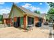 Spacious deck with outdoor seating and grilling area, perfect for entertaining at 22 Point Ln, Arcadia, IN 46030