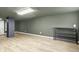 Large basement featuring concrete floors and a storage shelf at 2702 N Talbott St, Indianapolis, IN 46205